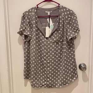 Taupe Hawthorne Blouse